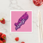 Supergirl Groovy Naam en S-Shield Servet (Insitu)