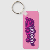 Supergirl Groovy Naam en S-Shield Sleutelhanger (Voorkant)