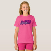 Supergirl Groovy Naam en S-Shield T-shirt (Voorkant volledig)