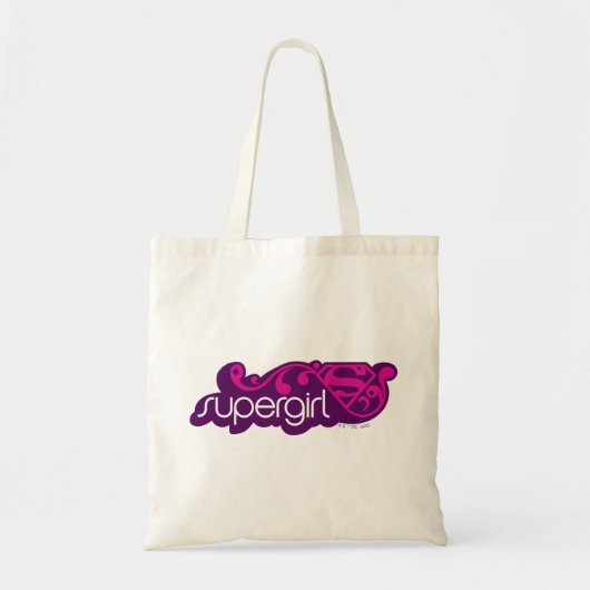 Supergirl Groovy Naam en S-Shield Tote Bag (Voorkant)