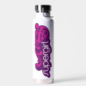 Supergirl Groovy Naam en S-Shield Waterfles (Links)