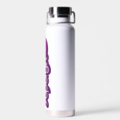 Supergirl Groovy Naam en S-Shield Waterfles (Achterkant)