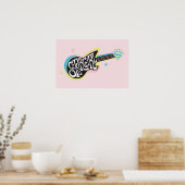 Supergirl Guitar Poster (Keuken)