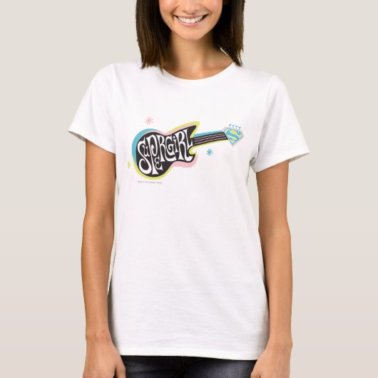 Supergirl Guitar T-shirt (Voorkant)