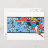 Supergirl Head Shots Briefkaart (Voorkant / Achterkant)