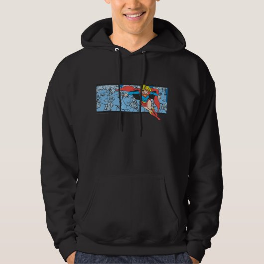 Supergirl Head Shots Hoodie (Voorkant)