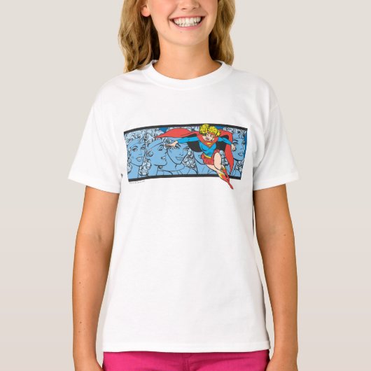 Supergirl Head Shots T-shirt (Voorkant)