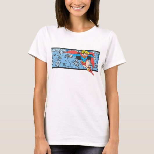 Supergirl Head Shots T-shirt (Voorkant)