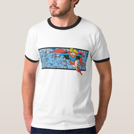 Supergirl Head Shots T-shirt (Voorkant)