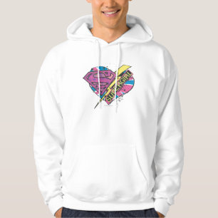 Supergirl Heart en Bolt Hoodie