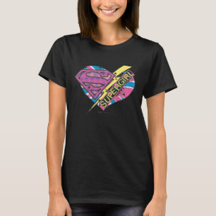 Supergirl Heart en Bolt T-shirt