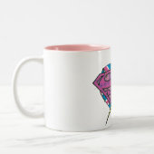 Supergirl Heart en Bolt Tweekleurige Koffiemok (Links)