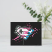 Supergirl Hearts Logo Briefkaart (Staand voorkant)