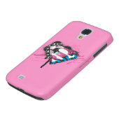 Supergirl Hearts Logo Case-Mate Samsung Galaxy Hoesje (Onderkant)