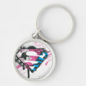 Supergirl Hearts Logo Sleutelhanger (Voorkant)