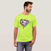 Supergirl Hearts Logo T-shirt (Voorkant volledig)