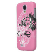 Supergirl helemaal geweldig Case-Mate samsung galaxy hoesje (Achterkant Links)