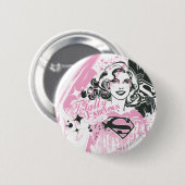 Supergirl helemaal geweldig ronde button 5,7 cm (Voorkant /achterkant)