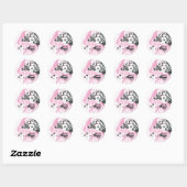 Supergirl helemaal geweldig ronde sticker (Vel)