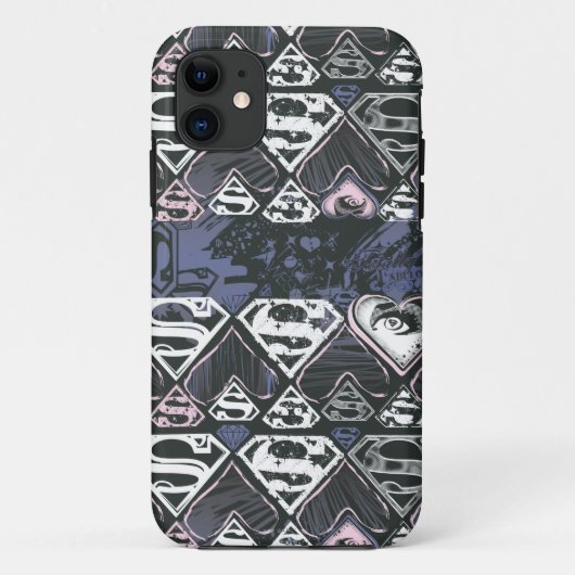 Supergirl Herhaal S Patroon Case-Mate iPhone Case (Achterkant)