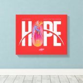Supergirl Hoop Canvas Afdruk (Insitu (Houten vloer))