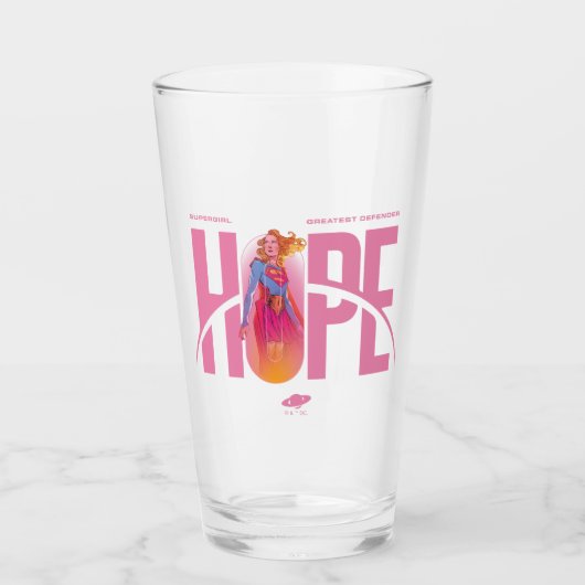 Supergirl Hoop Glas (Voorkant)