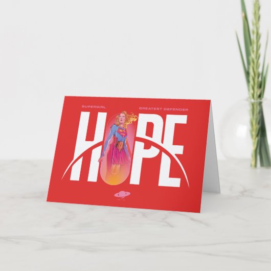 Supergirl Hoop Kaart (Voorkant)