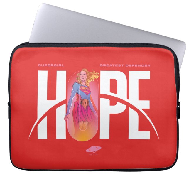Supergirl Hoop Laptop Sleeve (Voorkant)