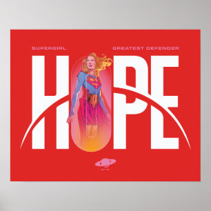 Supergirl Hoop Poster