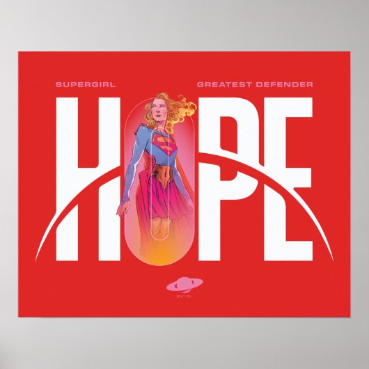 Supergirl Hoop Poster (Voorkant)
