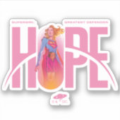 Supergirl Hoop Sticker (Voorkant)