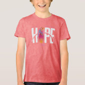Supergirl Hoop Tri-Blend Shirt (Voorkant)