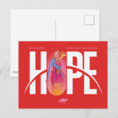 Supergirl Hope Briefkaart (Voorkant / Achterkant)