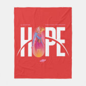 Supergirl Hope Fleece Deken (Voorkant)