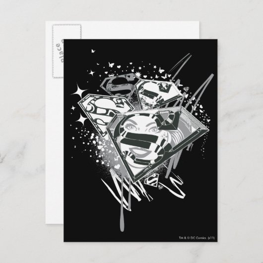 Supergirl Houd het vers 1 Briefkaart (Voorkant / Achterkant)