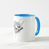 Supergirl Houd het vers 1 Mok (Voorkant rechts)