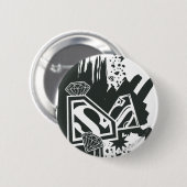 Supergirl Houd het vers 2 Ronde Button 5,7 Cm (Voorkant /achterkant)