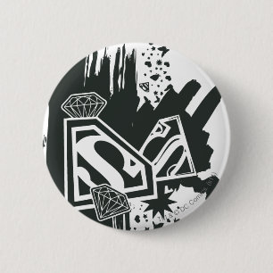 Supergirl Houd het vers 2 Ronde Button 5,7 Cm