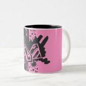 Supergirl Houd het vers 2 Tweekleurige Koffiemok (Voorkant rechts)