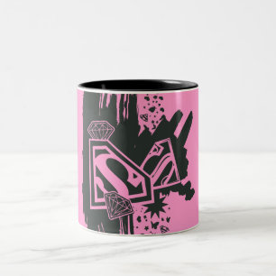 Supergirl Houd het vers 2 Tweekleurige Koffiemok