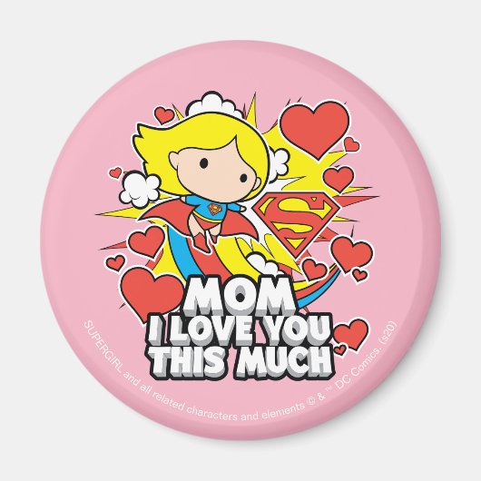 Supergirl | I Love You This Much Magneet (Voorkant)