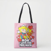 Supergirl | I Love You This Much Tote Bag (Voorkant)
