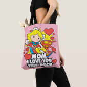 Supergirl | I Love You This Much Tote Bag (Dichtbij)