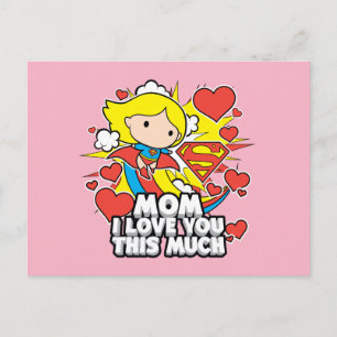 Supergirl   I Love You This Much Uitnodiging Briefkaart