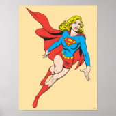 Supergirl in beweging poster (Voorkant)