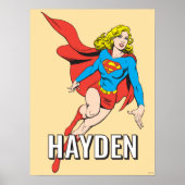 Supergirl in beweging poster (Voorkant)