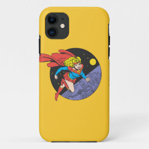 Supergirl in de ruimte Case-Mate iPhone case