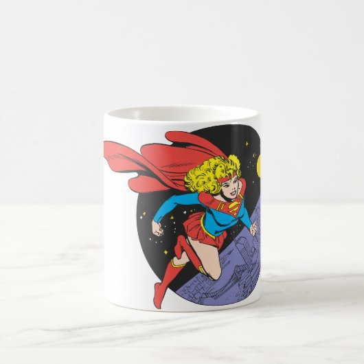 Supergirl in de ruimte koffiemok (Center)