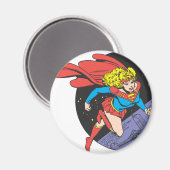 Supergirl in de ruimte magneet (Voorkant / Achterkant)