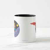 Supergirl in de ruimte mok (Midden)